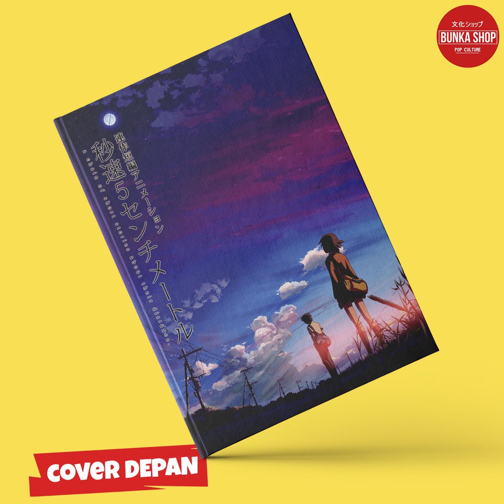 

Note Book Hardcover Anime 5cm Purple Ukuran A5 Buku Tulis Catatan Note Agenda Planner Jurnal Gift Couple