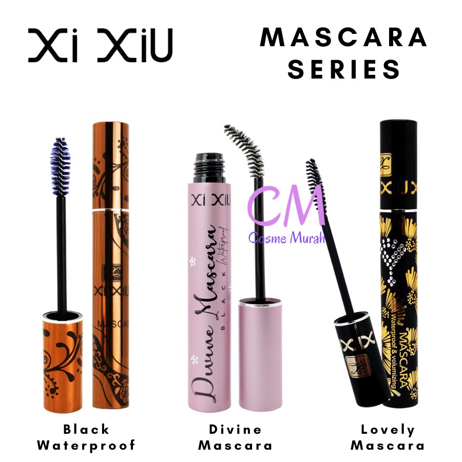 Jual Cm Xi Xiu Mascara Divine Lovely Black Waterproof Volumizing Shopee Indonesia 