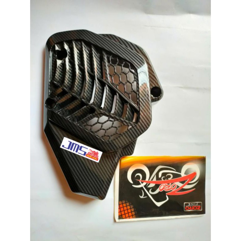 cover tutup carbon radiator honda adv 150 dan honda pcx 150 lokal zoro pnp