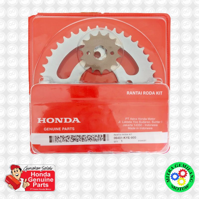 GEAR SET HONDA MEGAPRO MONOSHOCK ASLI AHM