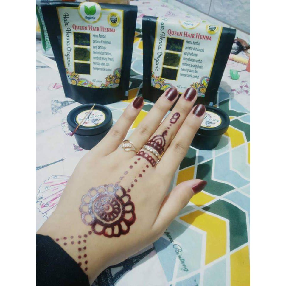 Queen Inai Celup Henna Celup Henna Inai Celup Shopee Indonesia