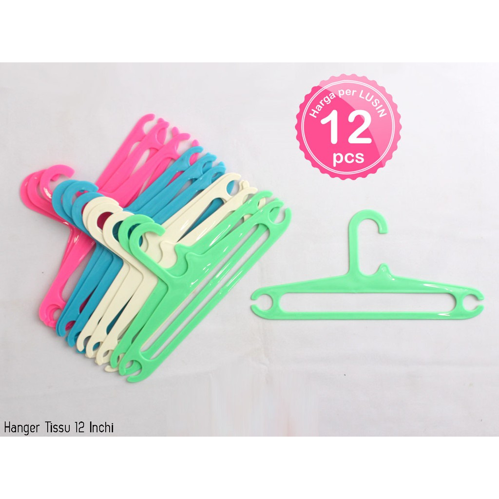 Hanger Plastik  Kecil Gantungan Baju  Anak  12 Inchi Shopee 