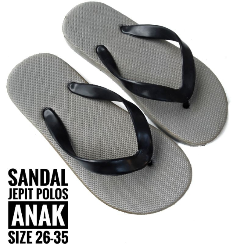 Sandal jepit polos Anak | sendal anak laki laki