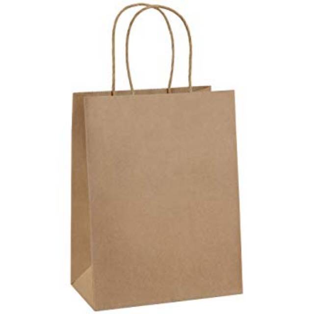 [PBK] Kraft Paper Bag Kecil Tas Kertas Goody Souvenir Bingkisan Parcel Tahlilan 7 Bulanan Murah