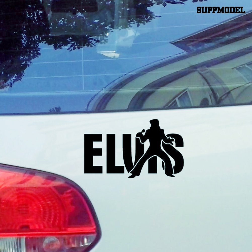 Stiker Vinyl Reflektif Elvis Untuk Bumper / Jendela Mobil