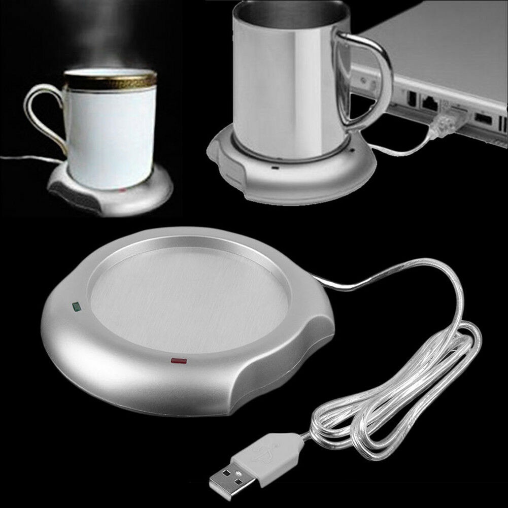 PEMANAS KOPI TEH SUSU USB 2.0 Coffee Cup Warmer Pad with 4 USB Ports Hub