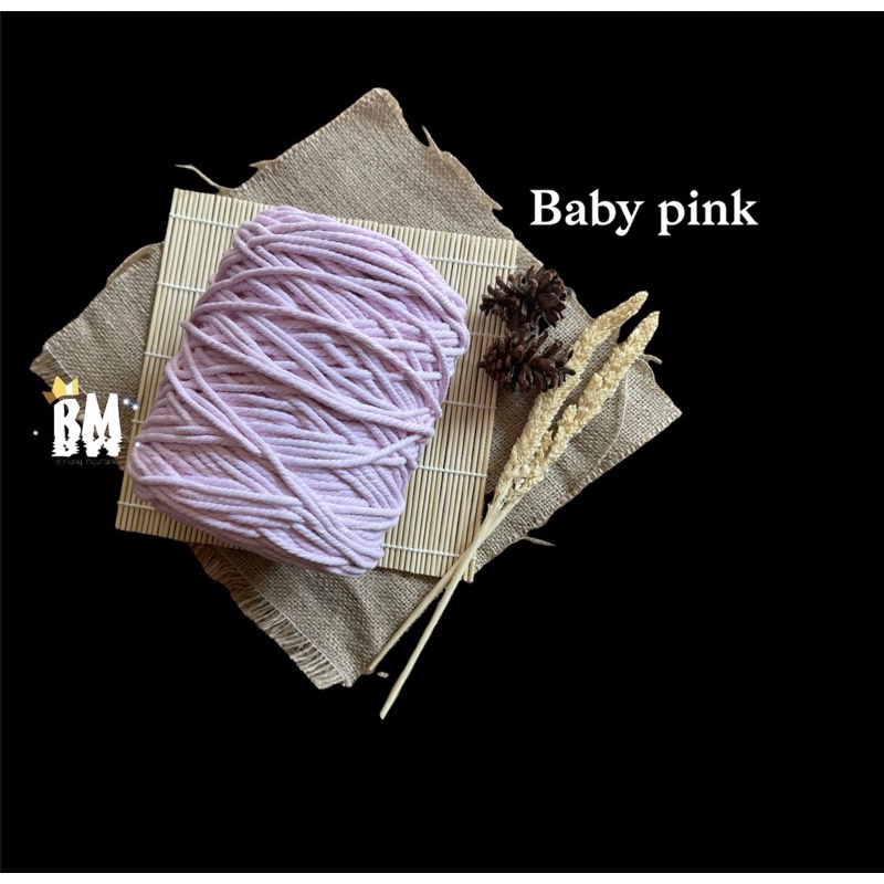 Tali katun warna BABY PINK 1kg