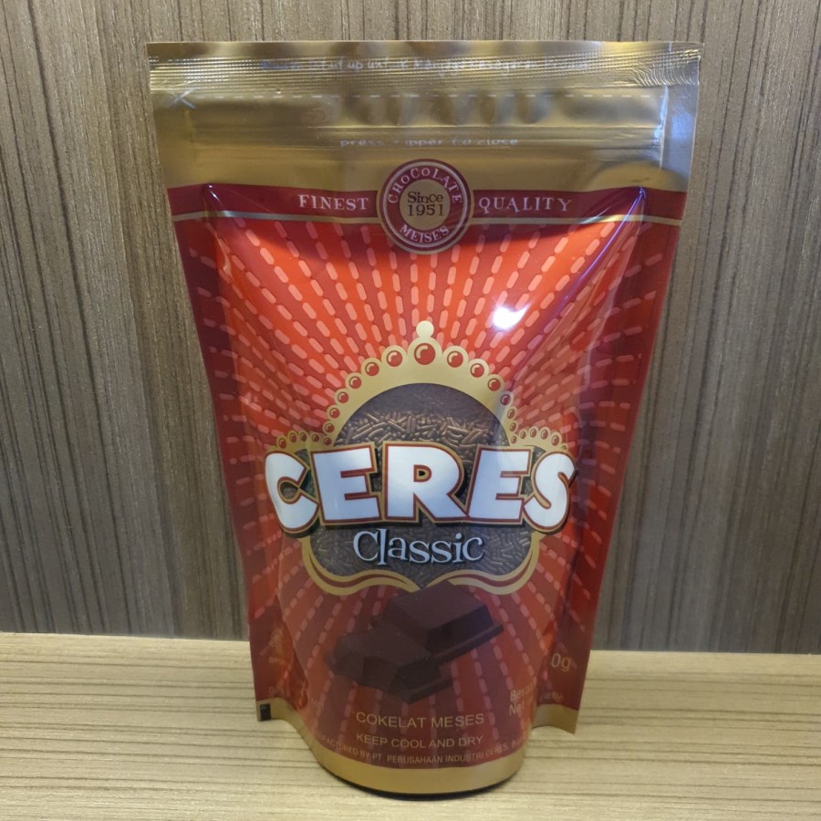 

Ceres Classic Chocolate Meises Since 1951 Finest Quality Halal 500 Gr