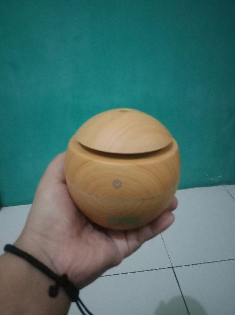 Ultrasonic Aroma Aromatherapy Air Diffuser Pengharum Udara Desain Kayu - Cod [ Free Ongkir ]