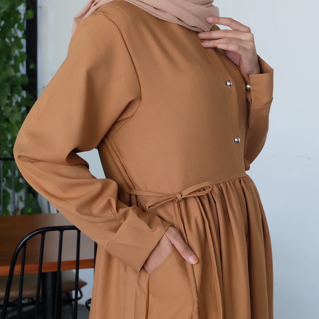 Gamis Kareen Ity Crepe size L - XL / basic dress