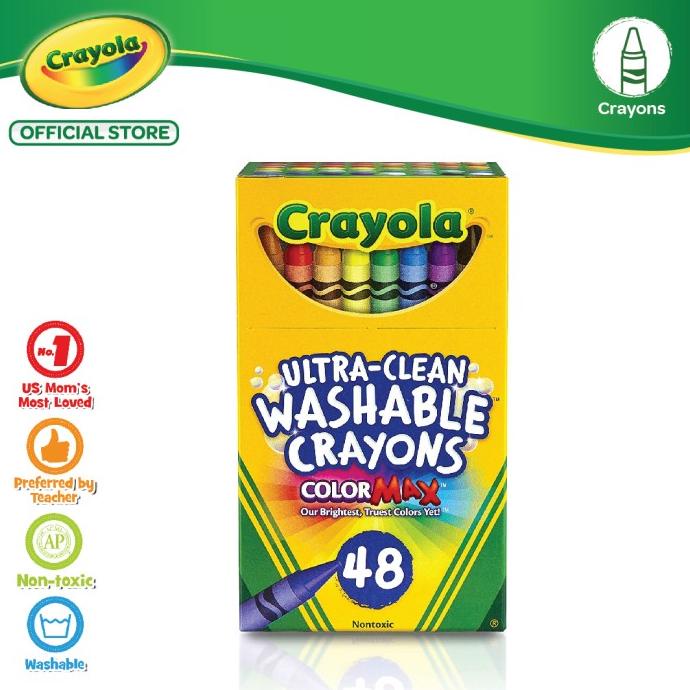 

gunturputra39 Crayola Ultra Clean Washable Crayon - 48 Color TERLARIS TERPERCAYA ORIGINAL