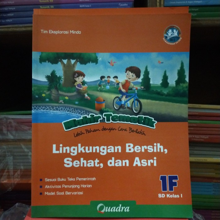 Buku Mahir tematik kelas 1 f penerbit Quadra
