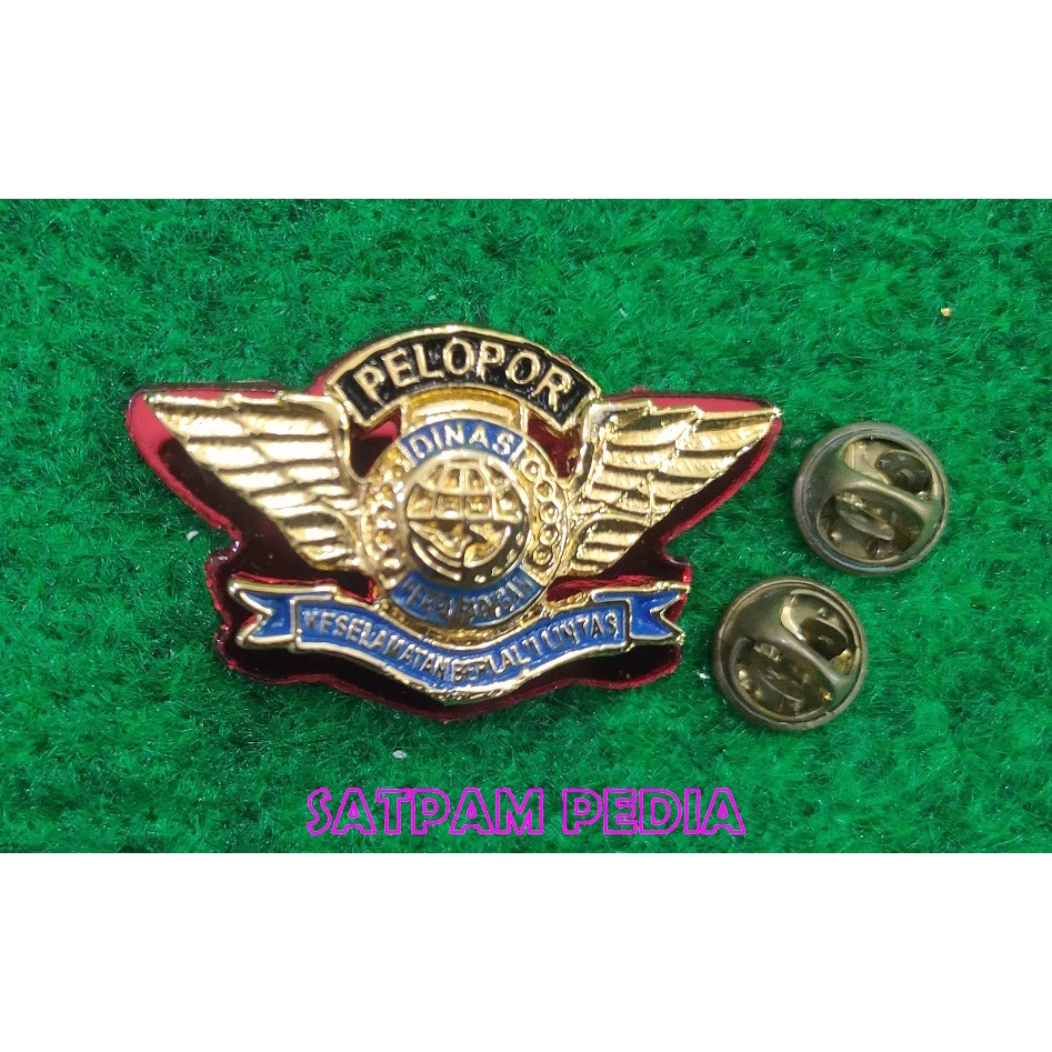 Pin Pelopor Keselamatan Dishub Mika - Wing Pelopor Keselamatan Dishub Mika