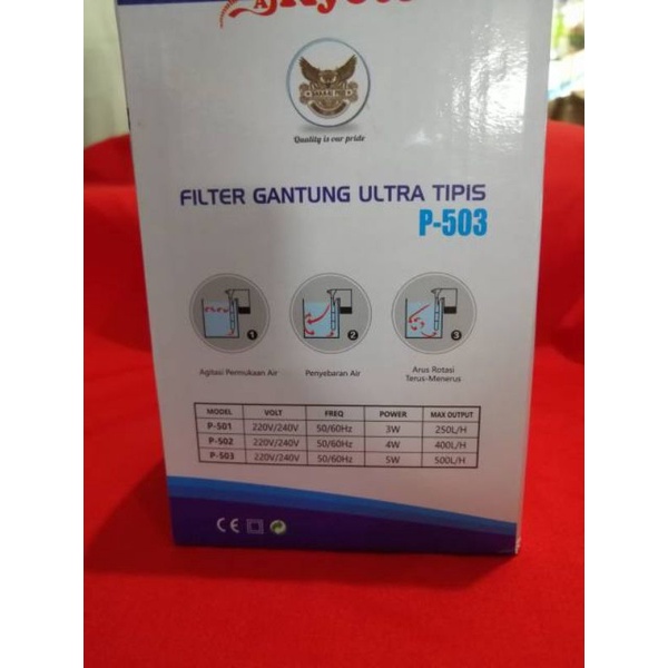 PROMO MURAH Pompa aquarium filter gantung KYOTO P 503