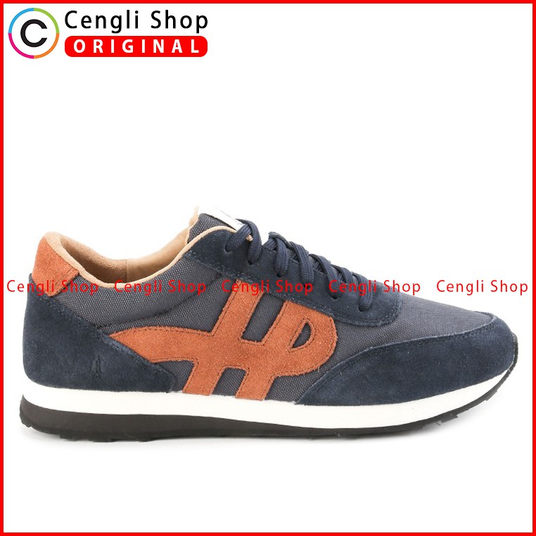 SEPATU HUSH PUPPIES PRIA ORIGINAL TERBARU SNEAKER CASUAL BIRU NAVY HM001