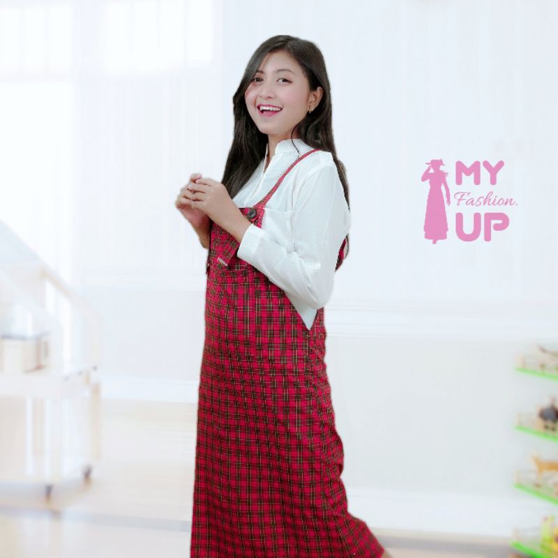 Myfashionup- Daster Tartan premium / Daster Kotak / Daster Kotak Cantik Imut