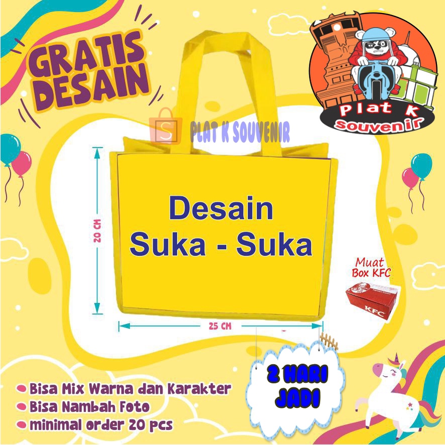 

PROMO GOODIE BAG / TAS ULANG TAHUN / GOODIE BAG / TAS SOUVENIR ULTAH