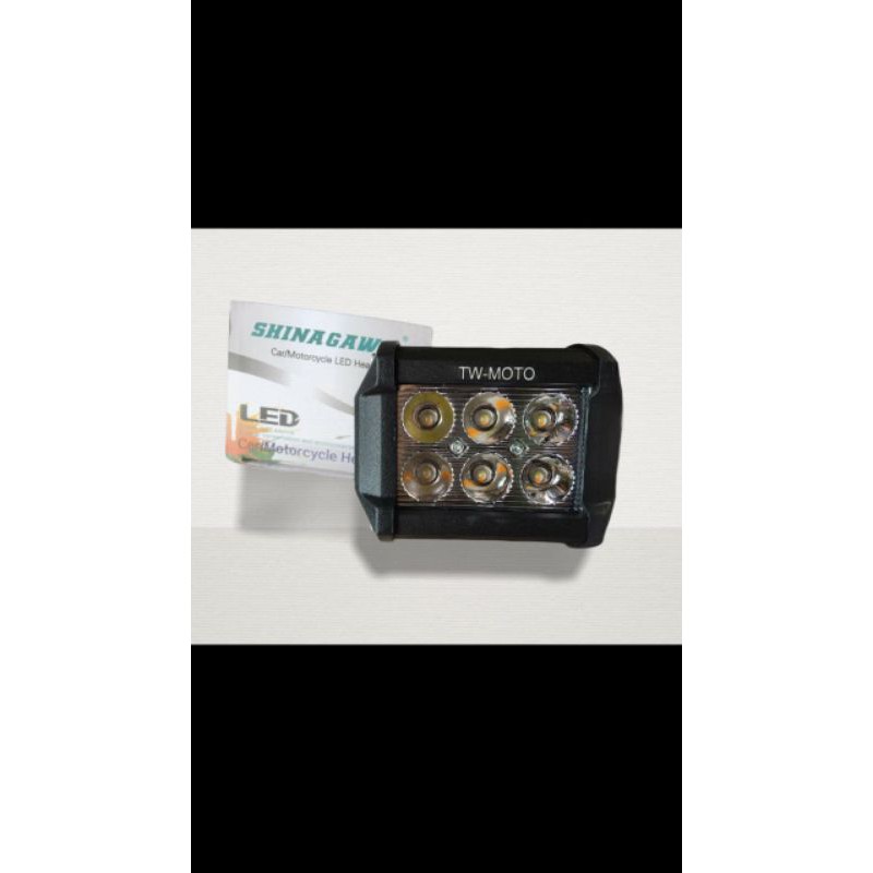 lampu tembak kotak cwl 6 mata 2 warna