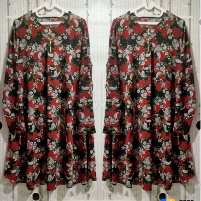 TUNIK 03 SUPER JUMBO/ FASHION WANITA BUSUI MAT Jersey XXXL