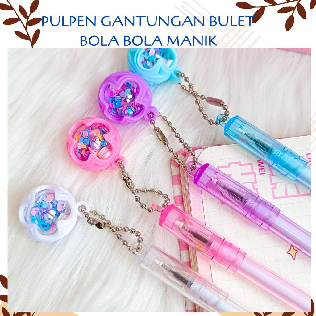 

PULPEN GANTUNGAN BULET BOLA BOLA MANIK PEN GANTUNGAN ALAT TULIS BOLPOIN UNIK IMUT MURAH PEN GEL KARAKTER LUCU MURAH PENA ALAT TULIS KANTOR SEKOLAH ANAK GIFT KADO