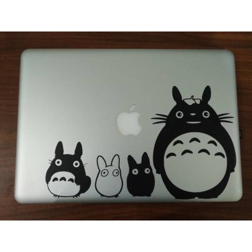 Garskin laptop Stiker My Neighbor Totoro Sticker Vinyl Decal Cute