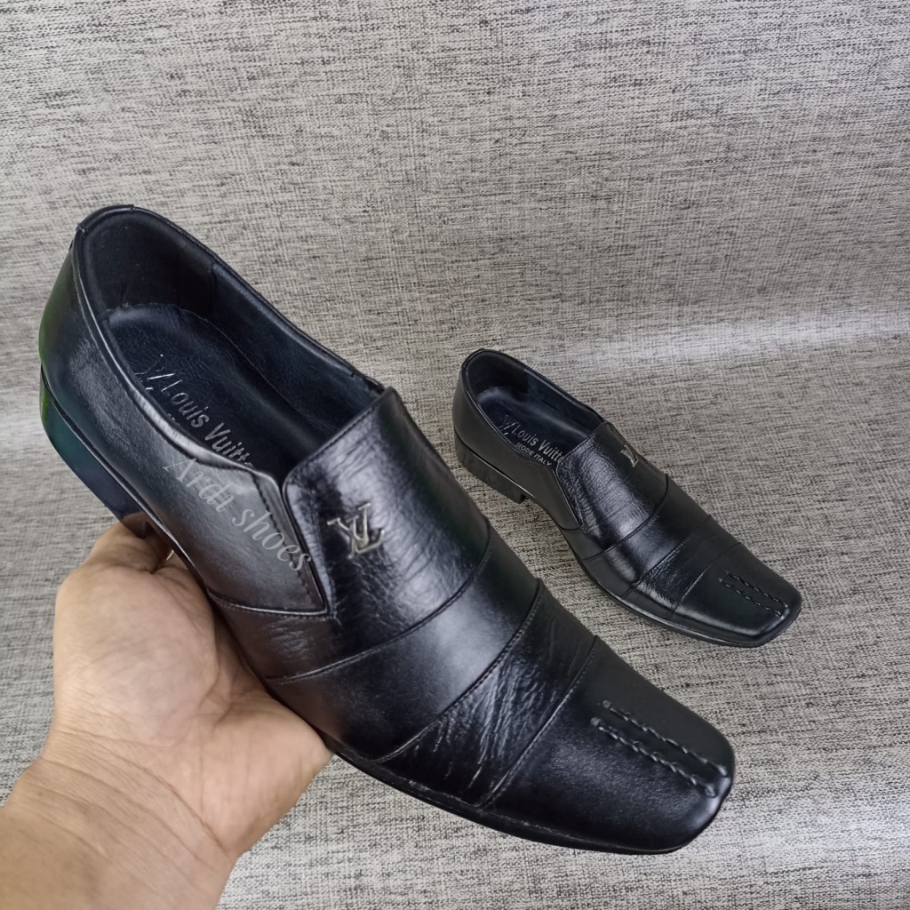 Sepatu Pantofel Pria Sepatu Kerja Kulit Asli Pentopel Kantor Pantopel Formal Dinas Cowok 9011