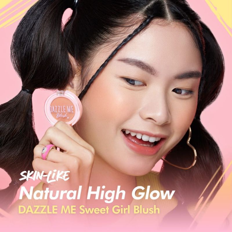 Dazzle Me Sweet Girl Blush On | Long Lasting High Pigmented Powder Blush On