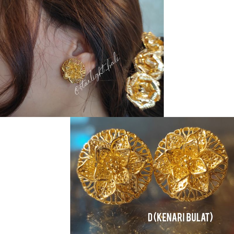 Anting alpaka polos / anting bali / anting murah