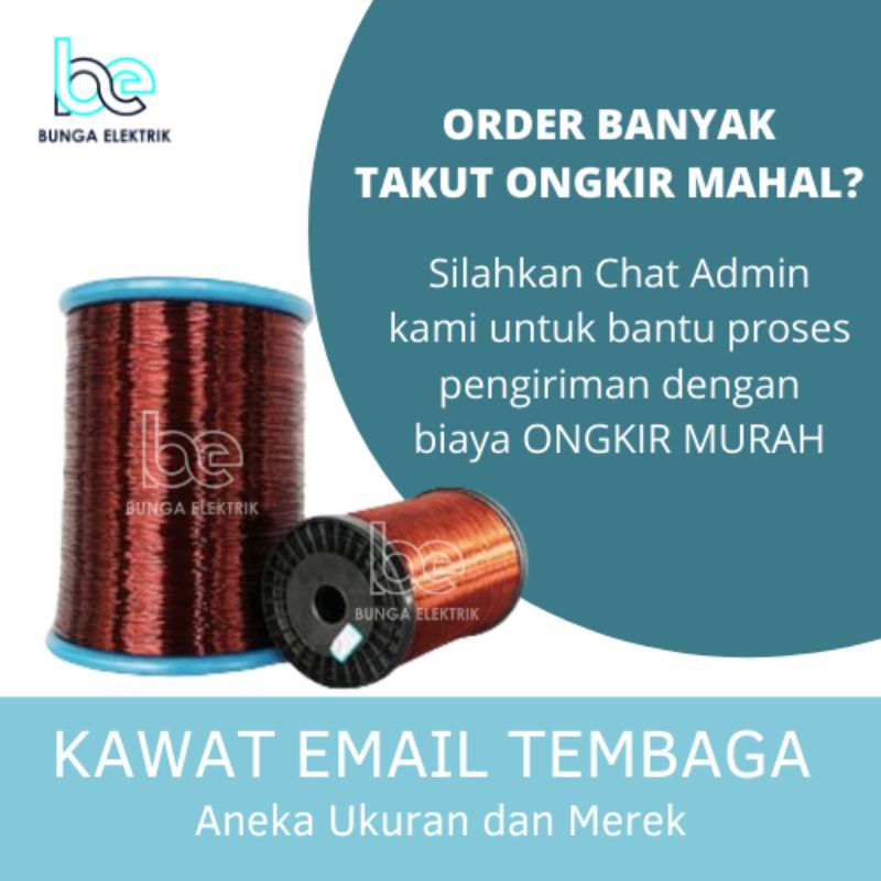 [ONS] KAWAT TEMBAGA EMAIL 0.12 - 0.75 MM ENAMEL  WIRE COOPER KAWAT GULUNG DINAMO KAWAT HELLENIC, SUPREME PEW EIW EIWAI, RITZ, IMPERIAL