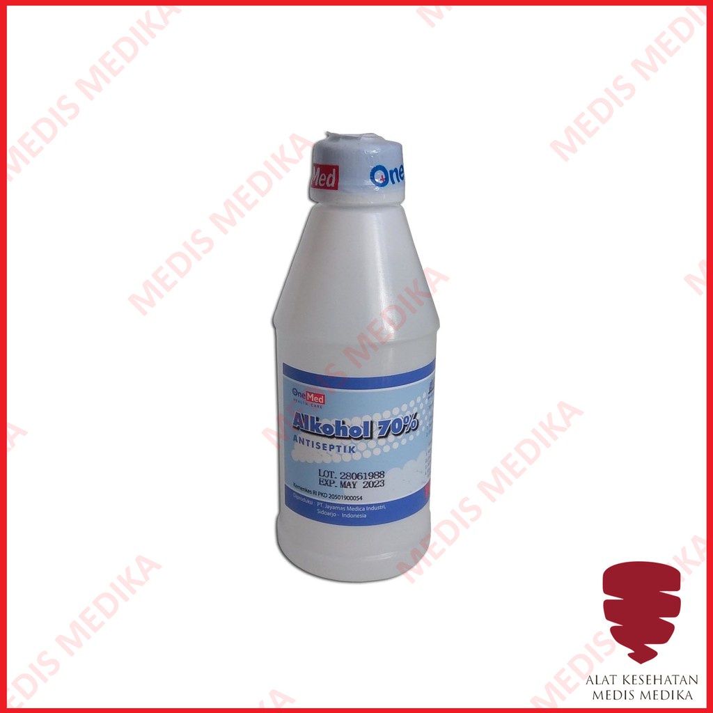 Alkohol 70% 100ml OneMed Alcohol Antiseptic Antiseptik P3K Obat Pembersih Luka Anti Septik Septic