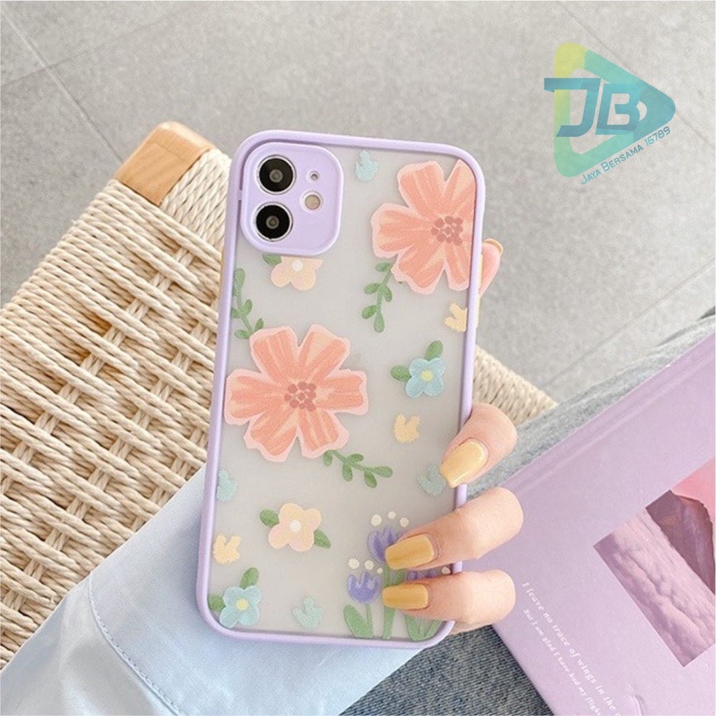 SOFTCASE CHOICE CUSTOM FLOWER OPPO VIVO SAMSUNG REALME XIAOMI IPHONE INFINIX FOR ALL TYPE JB5849