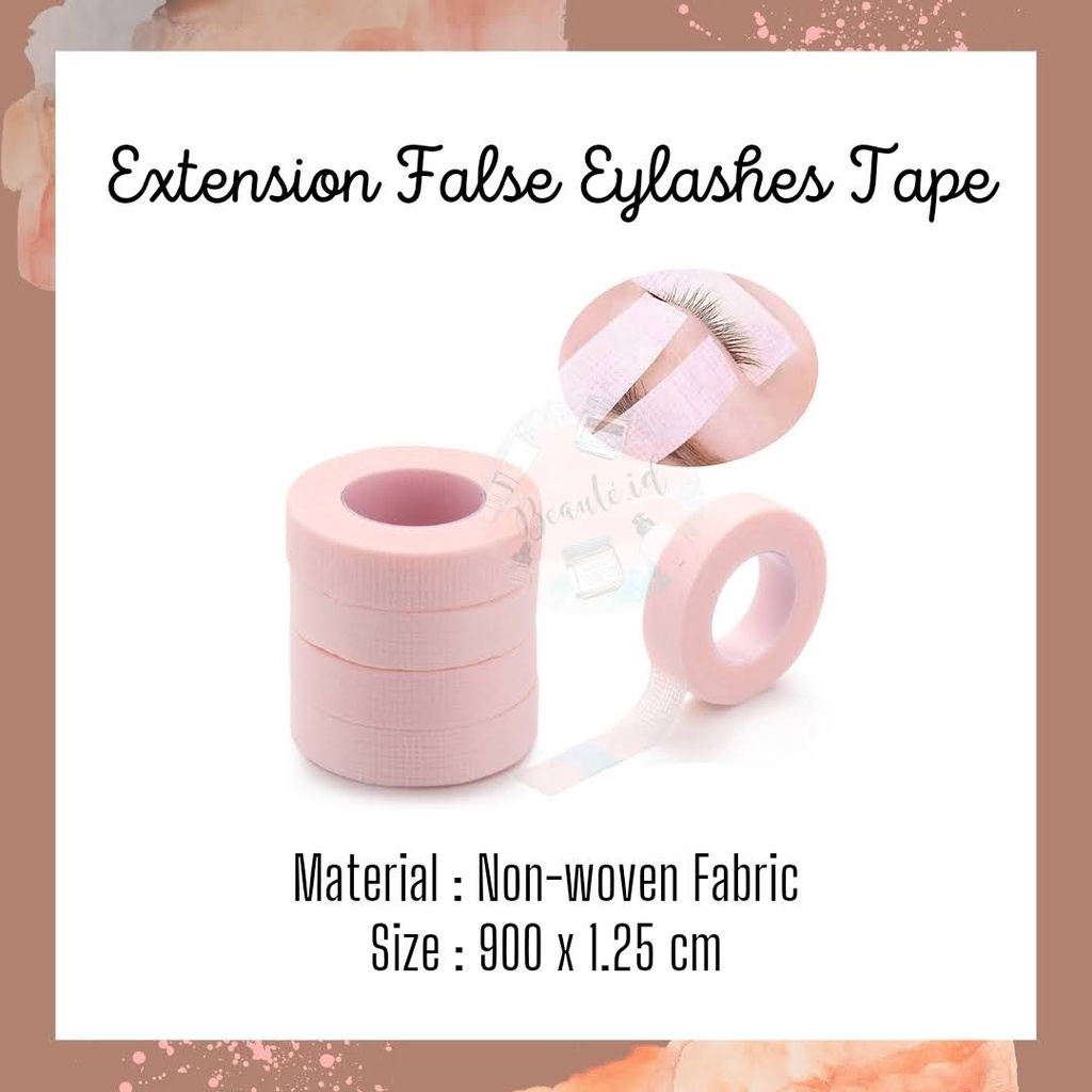 Lakban Extension Bulu Mata Palsu False Eyelashes Tape Lakban Breathtable Pasang Bulu Mata Palsu Pribadi / Salon / Klinik Kecantikan Bahan Non-Woven Fabric