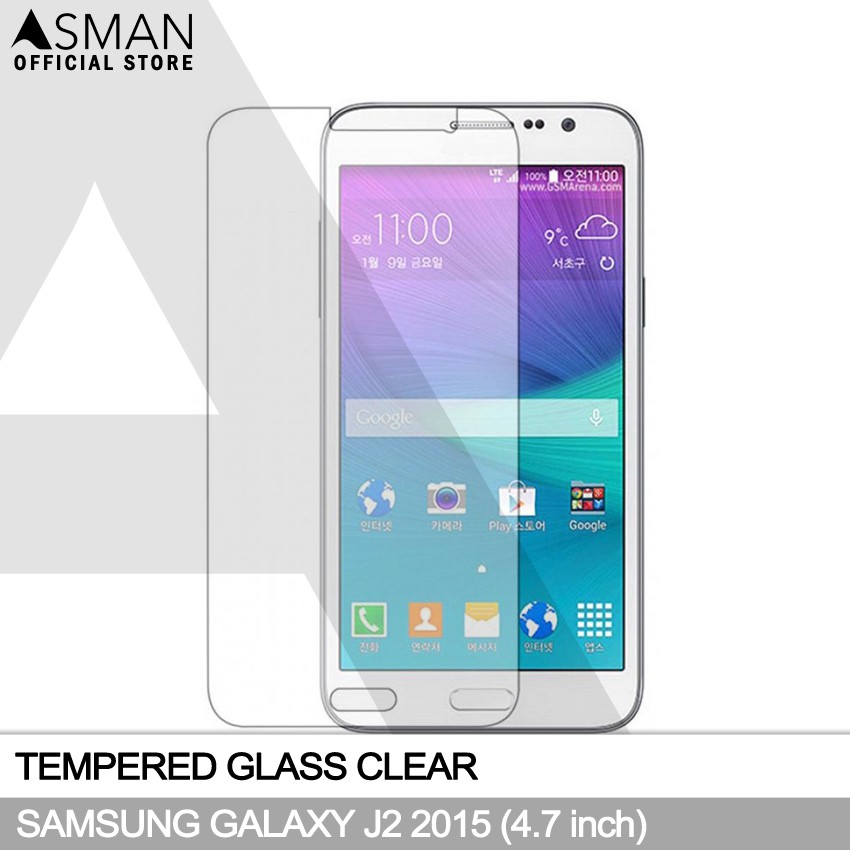 Tempered Glass Samsung Galaxy J2 (2015) / J200 (4.7&quot;) | Anti Gores Pelindung Layar Kaca - Bening