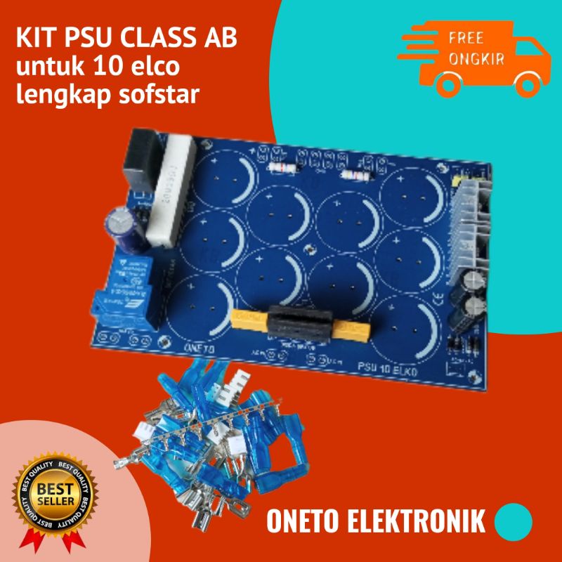 KIT PSU class AB untuk 10elco lengkap sofstar