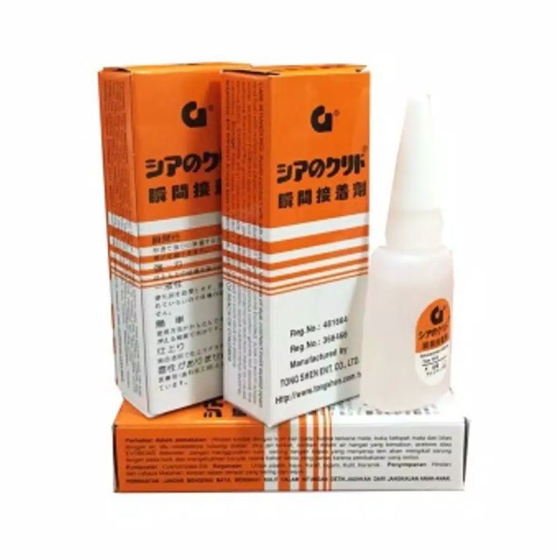 Lem G Serbaguna Super Glue Tetes Epotec Cair Korea W-20 Instan Alteco