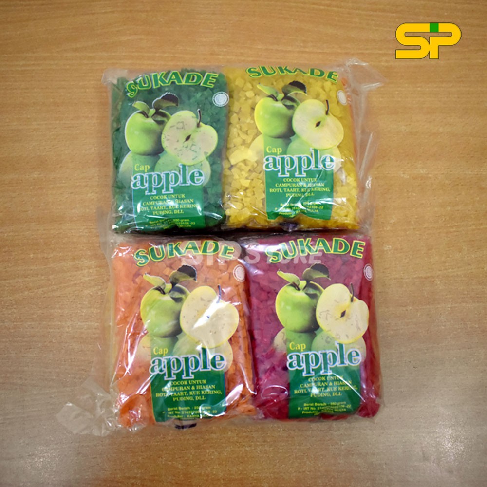 

SUKADE "APPLE" MIX @1kg / Manisan Buah Kering @1kg