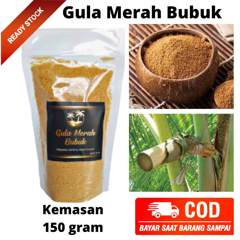 

Gula Semut Kristal Bubuk Nira Kelapa150 gram Coconut Sugar
