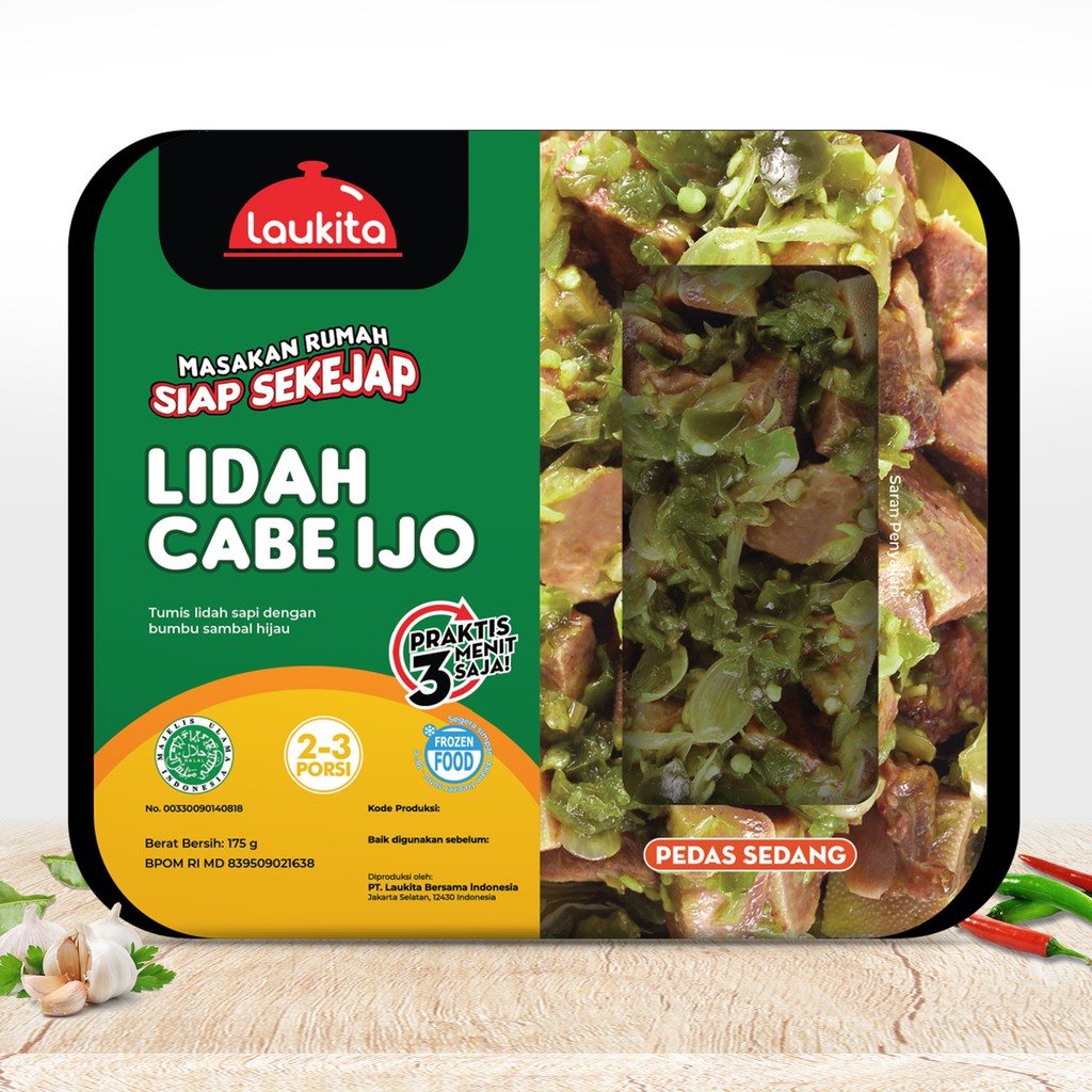 

LAUKITA LIDAH CABE IJO 175gr