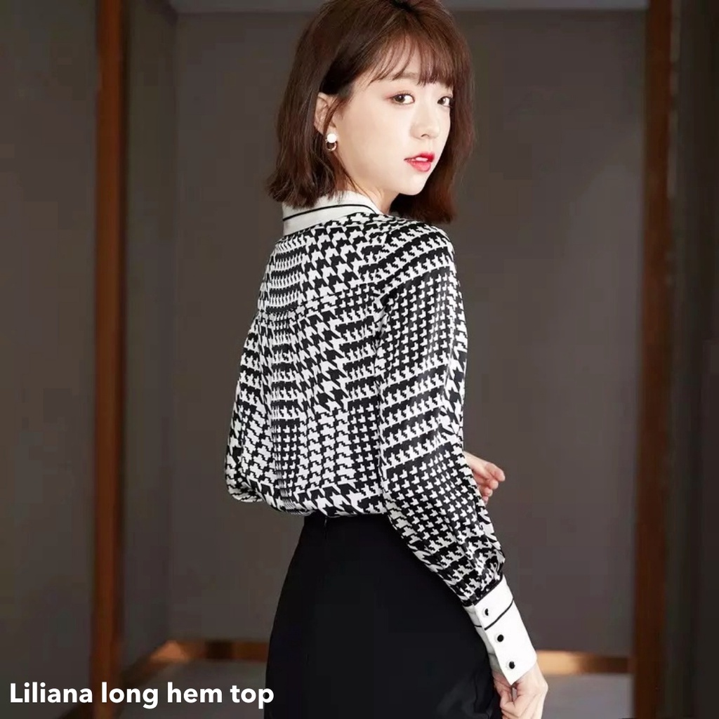 Liliana long hem top - Thejanclothes