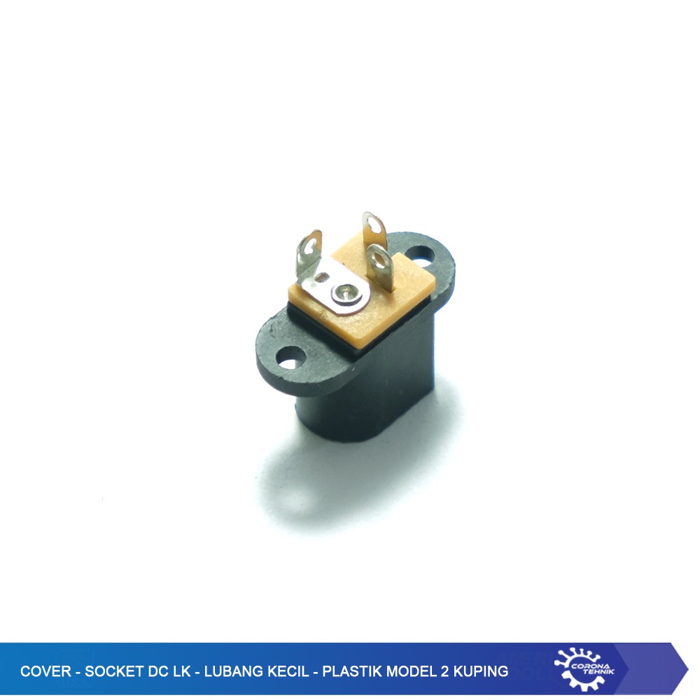 Cover - Socket DC LK - Lubang Kecil - Plastik Model 2 pin