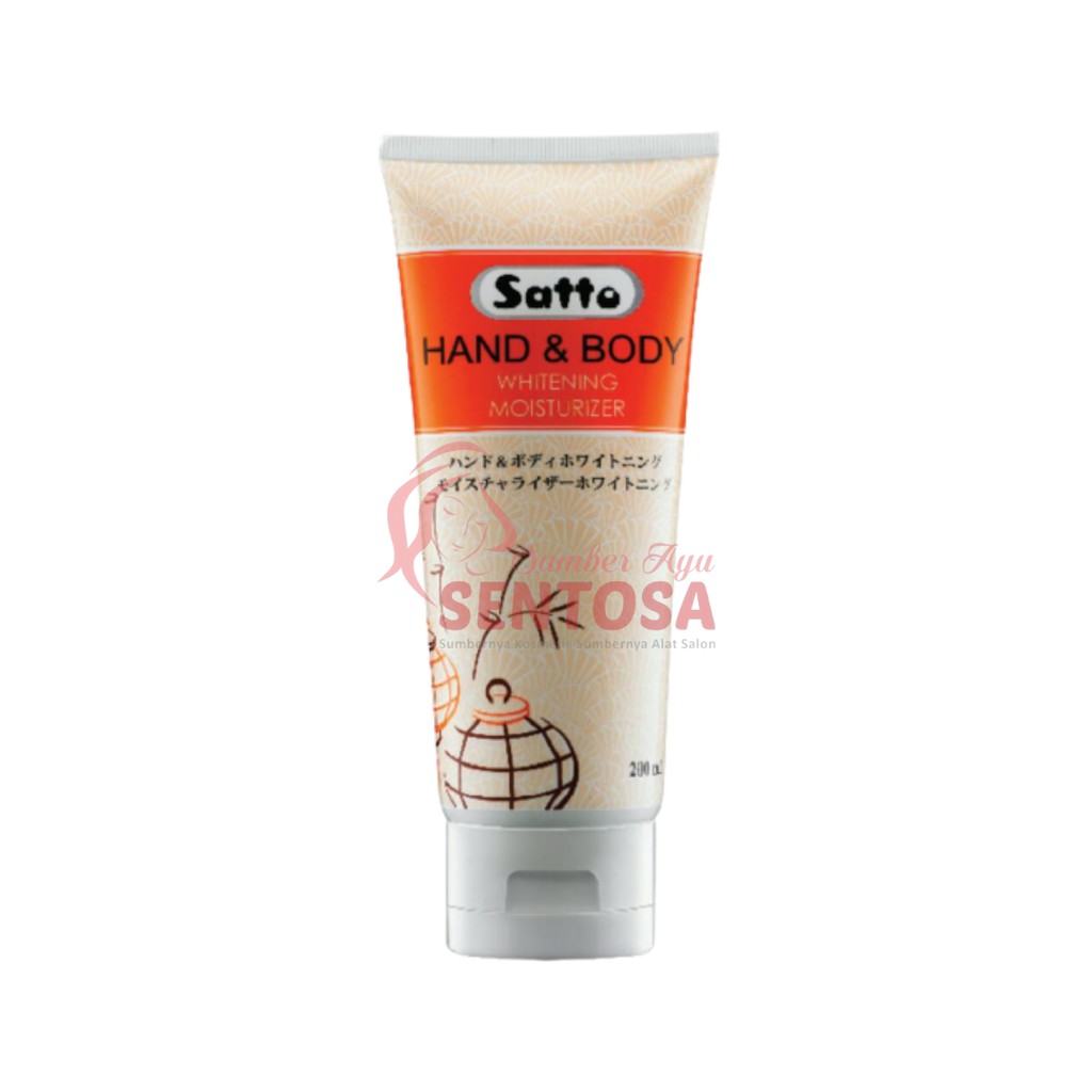 SATTO HAND AND BODY WHITENING MOISTURIZER 200ml