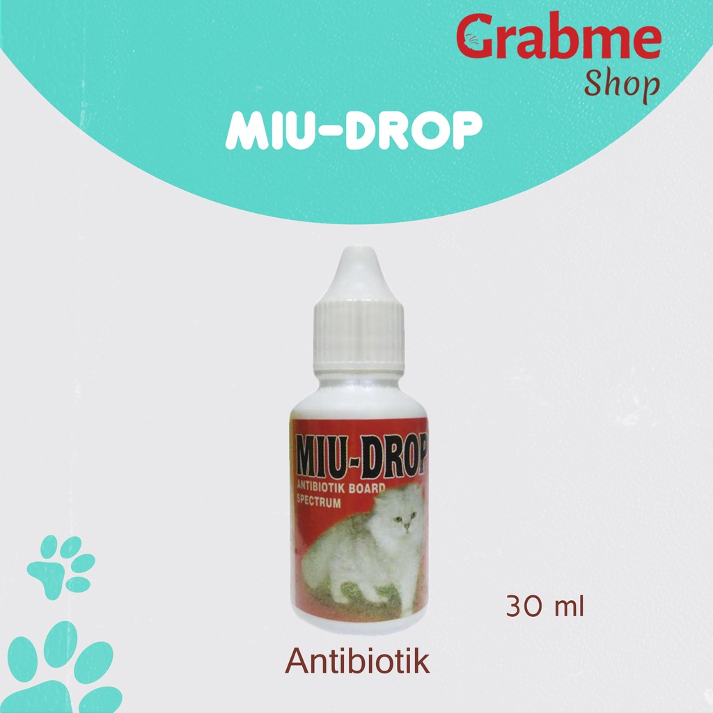 Antibiotik untuk Kucing MIU DROP 30 ml