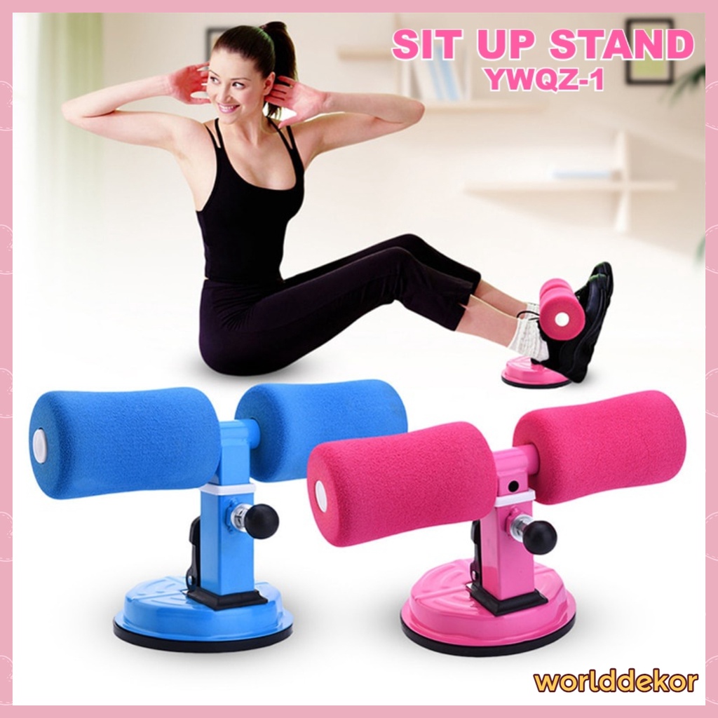 Alat Sit Up Fitness Gym &amp; Yoga Penahan Kaki Double Holder WD