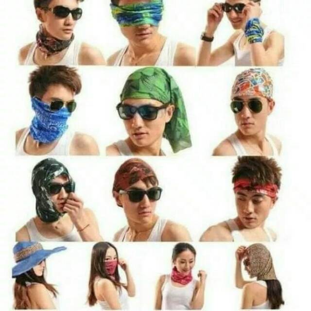 Buff import/bandana/masker kualitas impor