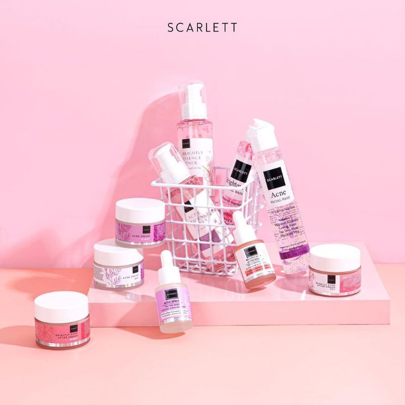 SCARLETT WHITENING SERUM | BRIGHTLY EVER AFTER SERUM | ACNE SERUM |DAY NIGHT CREAM |GLOWTENING SERUM ACNE FACIAL WASH