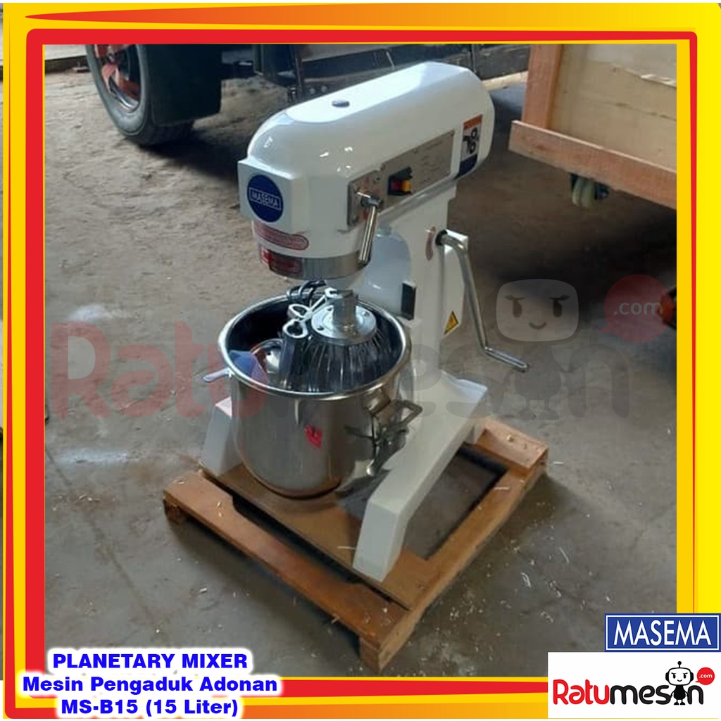 Planetary Mixer / Mesin Pengaduk Adonan 15 Liter MS-B15 MASEMA