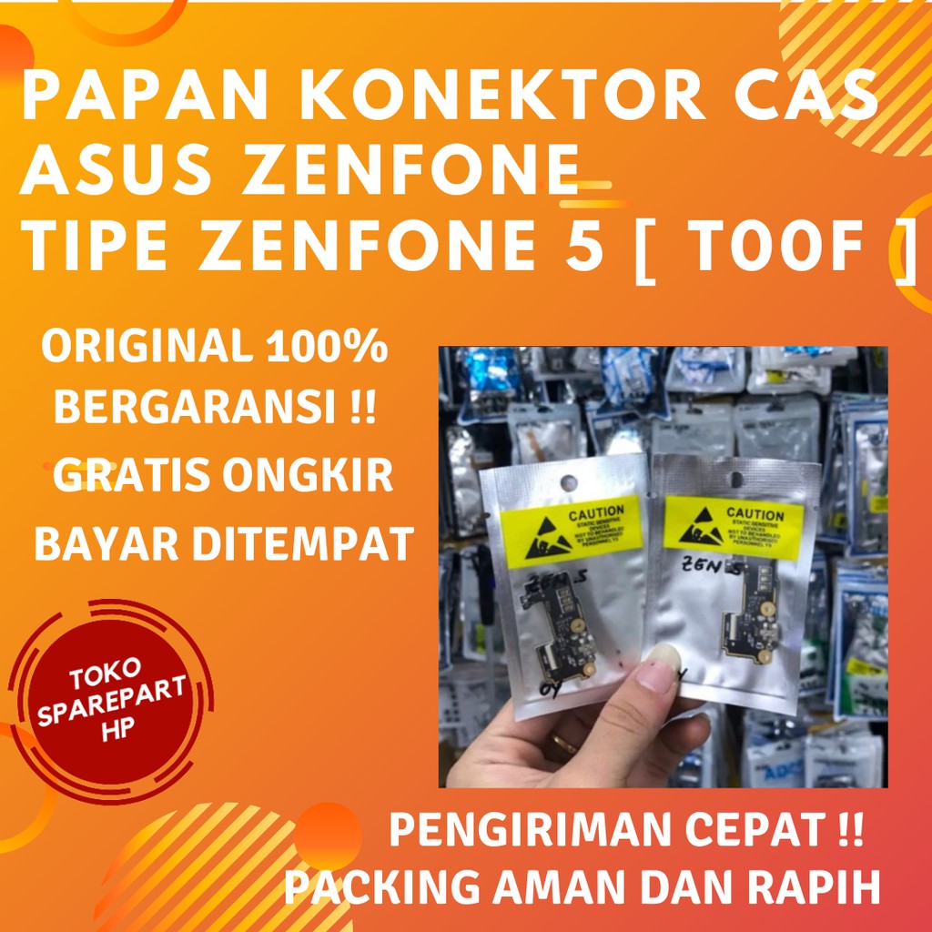Konektor cas Asus Zenfone 5 [T00f] Fullset original + Papan Conector Charger Hp asus T00f ori