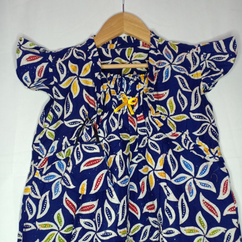 dress batik anak / pakaian anak perempuan  5-7 tahun