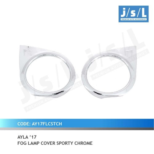 Cover Fog Lamp New Ayla 2017 Model Sporty Chrome