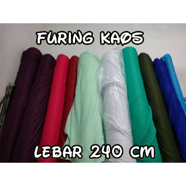 Kain Bahan Furing Kaos Shopee Indonesia